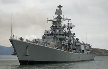 Port call by Indian Naval Ships INS Mumbai, Teg, Talwar and Deepak, Antsiranana (Diego Suarez), 9-12 October 2014